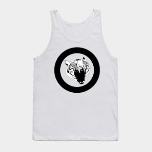 Roaring Tiger Line Drawing Tank Top